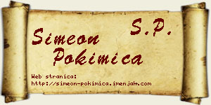Simeon Pokimica vizit kartica